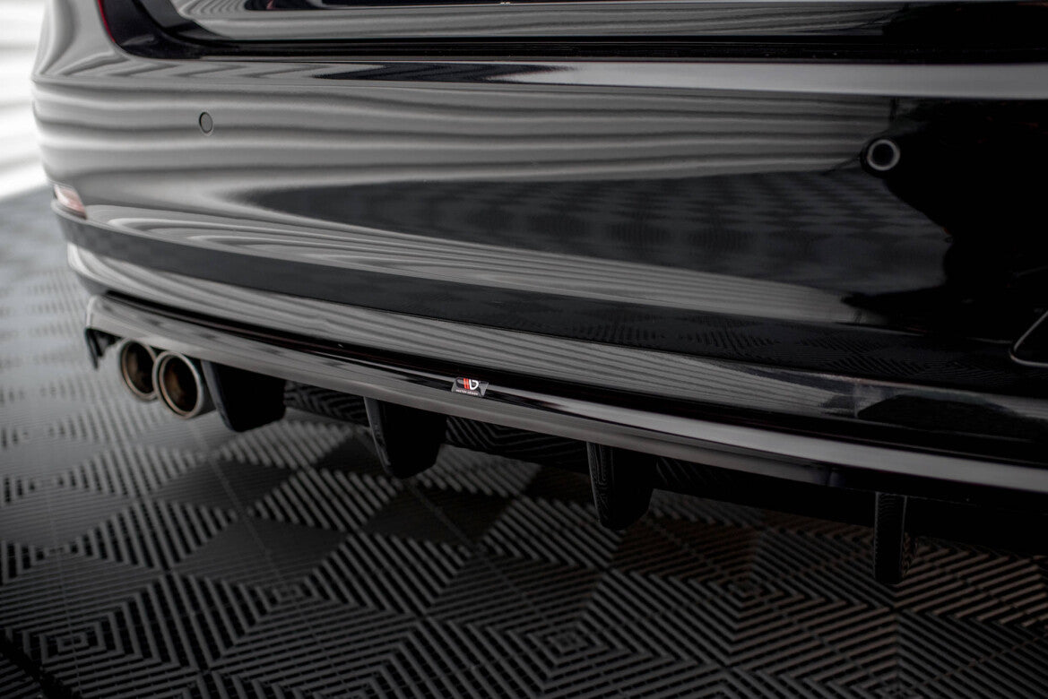 Diffusor Heckansatz passend für BMW 4er Gran Coupe F36 schwarz Hochglanz