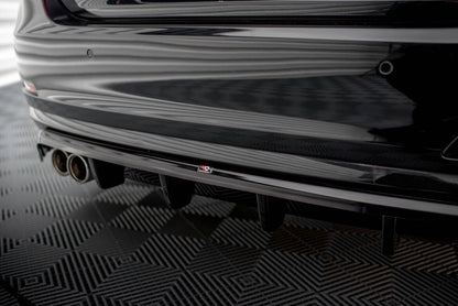 Diffusor Heckansatz passend für BMW 4er Gran Coupe F36 schwarz Hochglanz