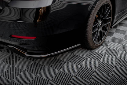 Diffusor Heckansatz passend für BMW 4er Gran Coupe F36 schwarz Hochglanz