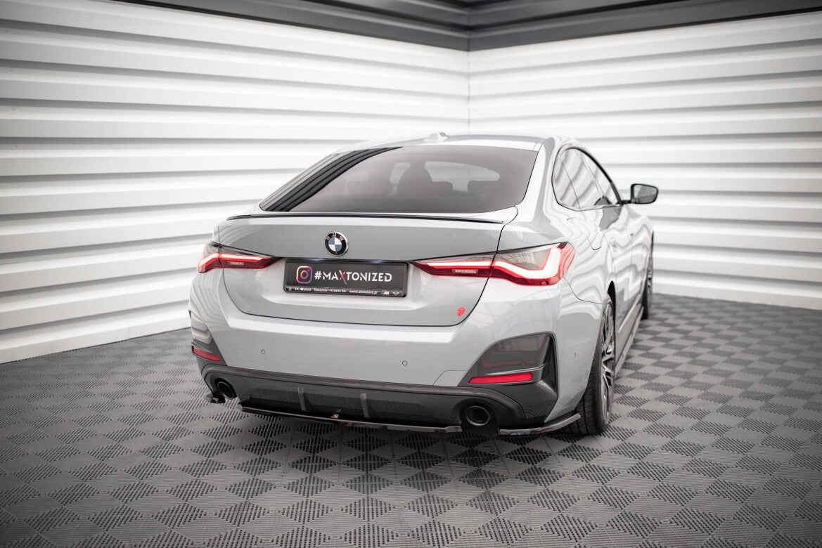 Diffusor Heckansatz passend für BMW 4er Gran Coupe M-Paket G26 schwarz Hochglanz