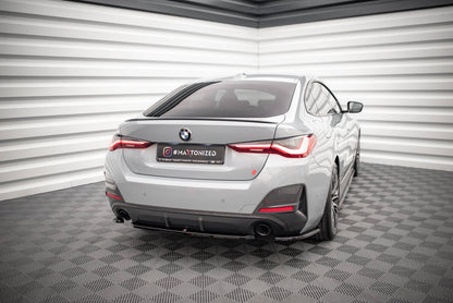 Diffusor Heckansatz passend für BMW 4er Gran Coupe M-Paket G26 schwarz Hochglanz