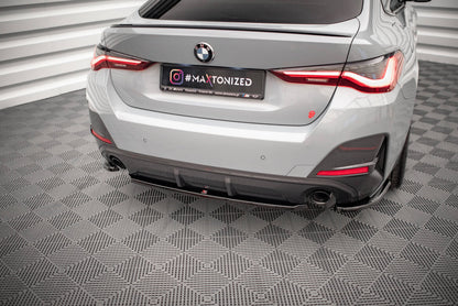 Diffusor Heckansatz passend für BMW 4er Gran Coupe M-Paket G26 schwarz Hochglanz
