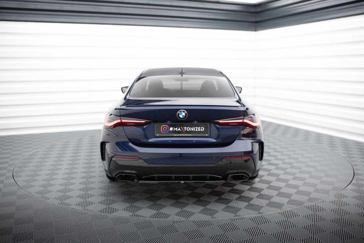Diffusor Heckansatz passend für BMW 4er M440i G22 / G23 / G22 FL / G23 FL schwarz Hochglanz