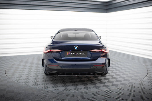 Diffusor Heckansatz passend für BMW 4er M440i G22 / G23 / G22 FL / G23 FL schwarz Hochglanz