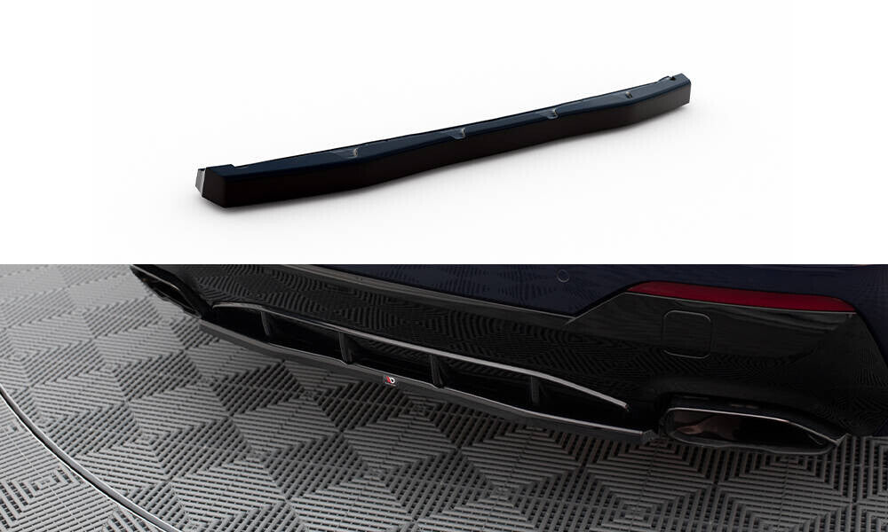 Diffusor Heckansatz passend für BMW 4er M440i G22 / G23 / G22 FL / G23 FL schwarz Hochglanz
