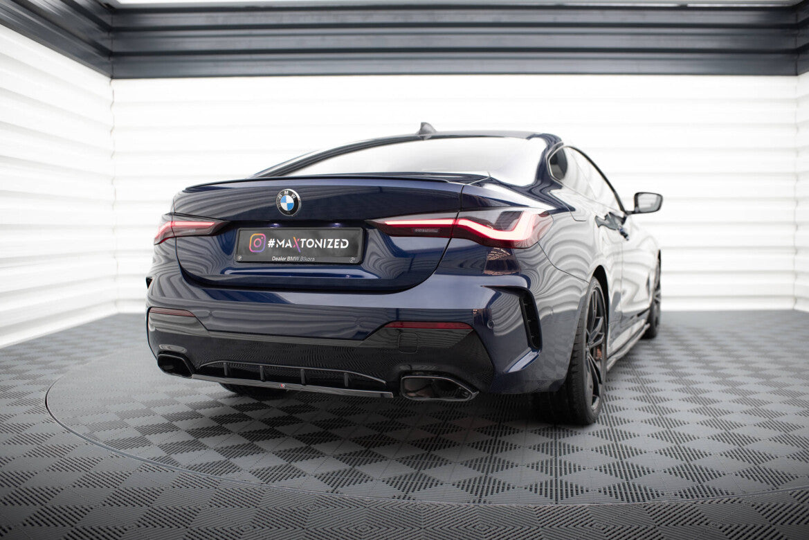 Diffusor Heckansatz passend für BMW 4er M440i G22 / G23 / G22 FL / G23 FL schwarz Hochglanz