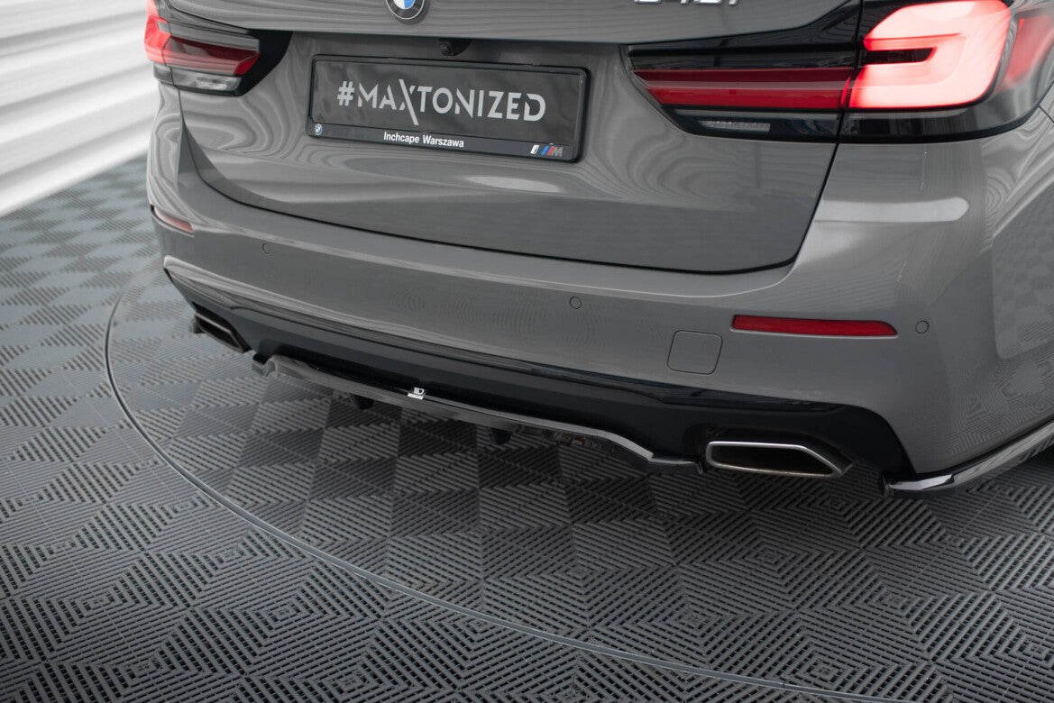 Diffusor Heckansatz passend für BMW 5er G30 / G31 FL schwarz Hochglanz