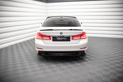 Diffusor Heckansatz passend für BMW 5er Limousine G30 schwarz Hochglanz