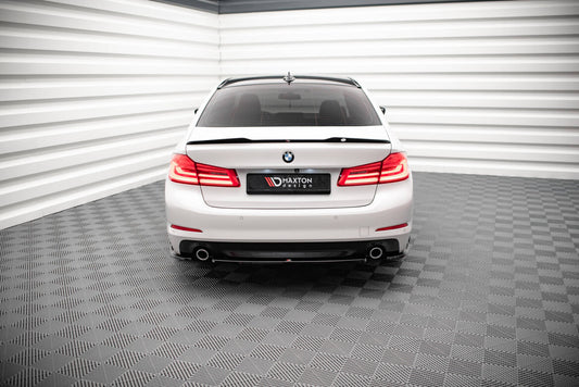 Diffusor Heckansatz passend für BMW 5er Limousine G30 schwarz Hochglanz