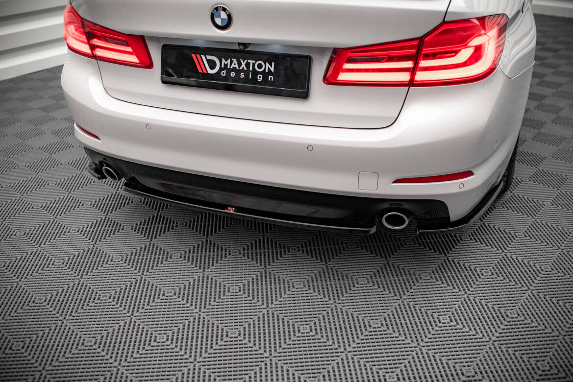 Diffusor Heckansatz passend für BMW 5er Limousine G30 schwarz Hochglanz