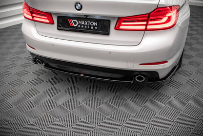 Diffusor Heckansatz passend für BMW 5er Limousine G30 schwarz Hochglanz