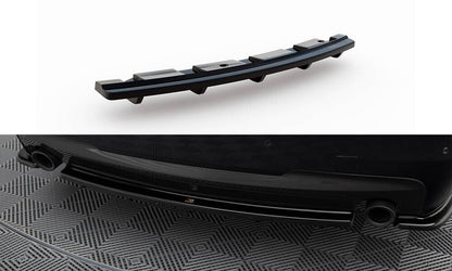 Diffusor Heckansatz passend für BMW 5er M-Paket Limousine/Touring F10/F11 (mit zwei Einzel Endstücken) schwarz Hochglanz