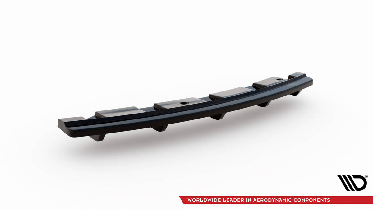Diffusor Heckansatz passend für BMW 5er M-Paket Limousine/Touring F10/F11 (mit zwei Einzel Endstücken) schwarz Hochglanz