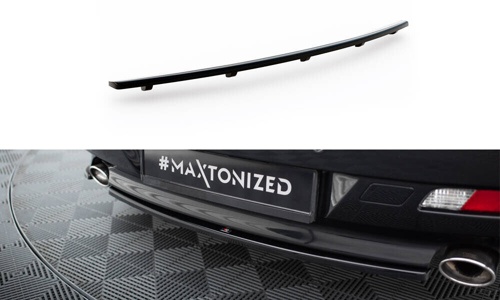 Diffusor Heckansatz passend für BMW 6er Coupe / Cabrio E63 / E64 schwarz Hochglanz