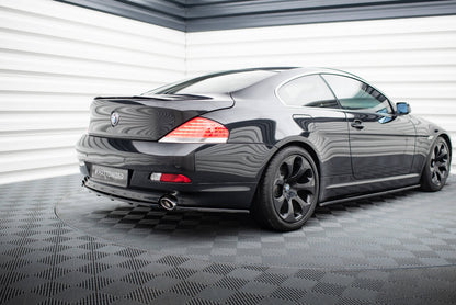 Diffusor Heckansatz passend für BMW 6er Coupe / Cabrio E63 / E64 schwarz Hochglanz