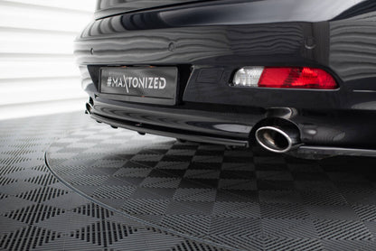 Diffusor Heckansatz passend für BMW 6er Coupe / Cabrio E63 / E64 schwarz Hochglanz