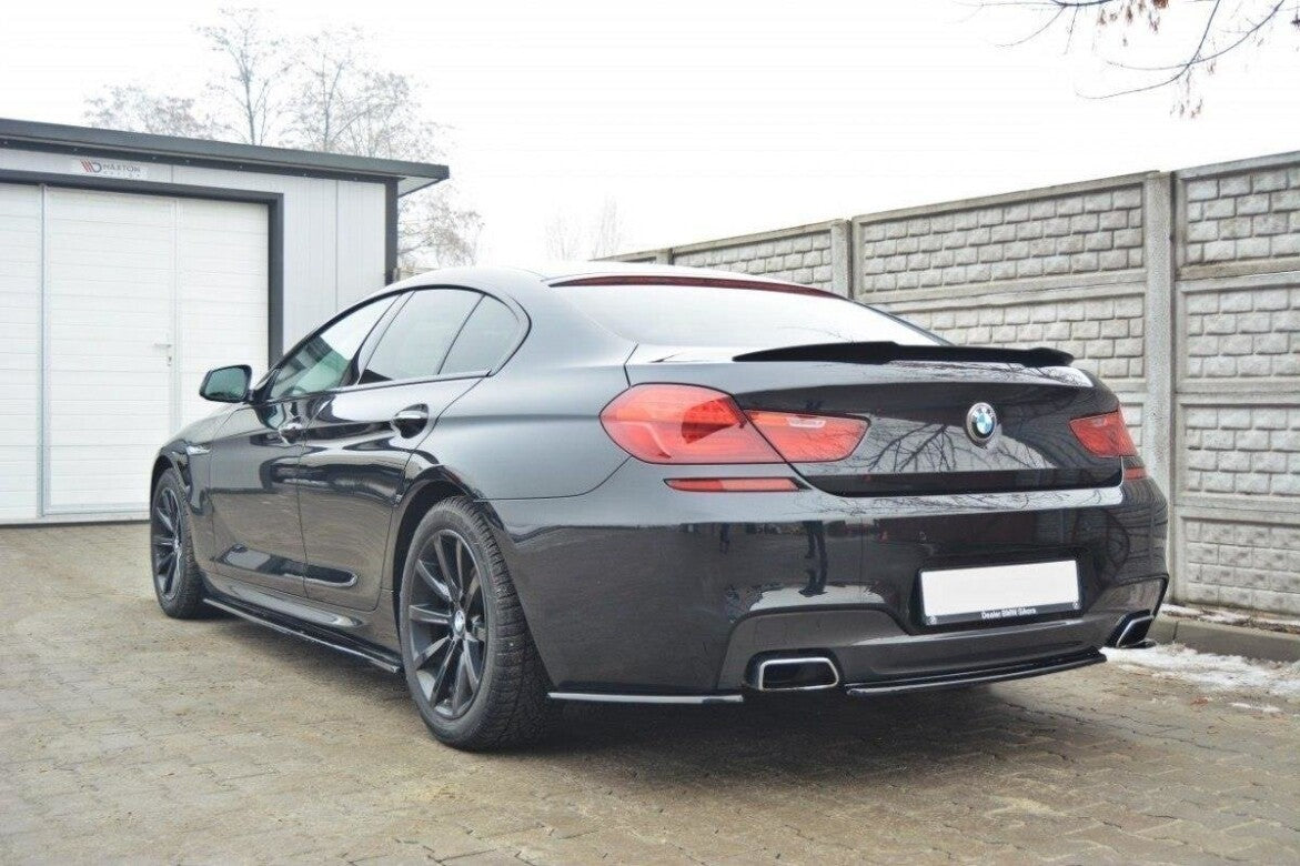 Diffusor Heckansatz passend für BMW 6er Gran Coupe M Paket schwarz Hochglanz