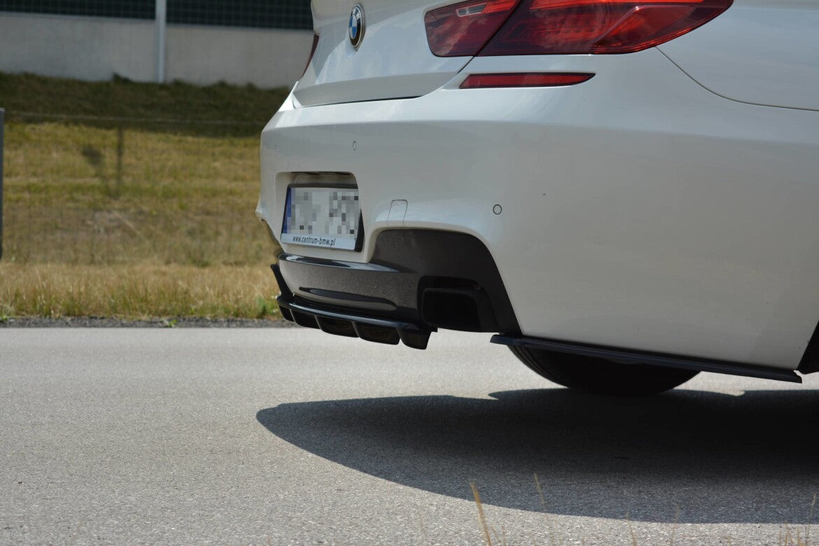 Diffusor Heckansatz passend für BMW 6er Gran Coupe M Paket schwarz Hochglanz