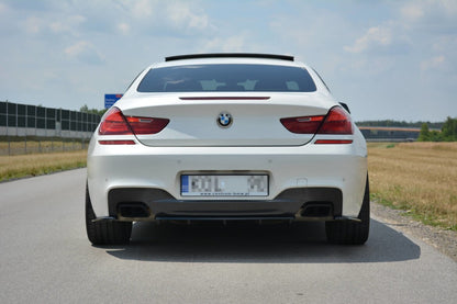 Diffusor Heckansatz passend für BMW 6er Gran Coupe M Paket schwarz Hochglanz