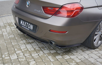 Diffusor Heckansatz passend für BMW 6er GRAN Coupe schwarz Hochglanz