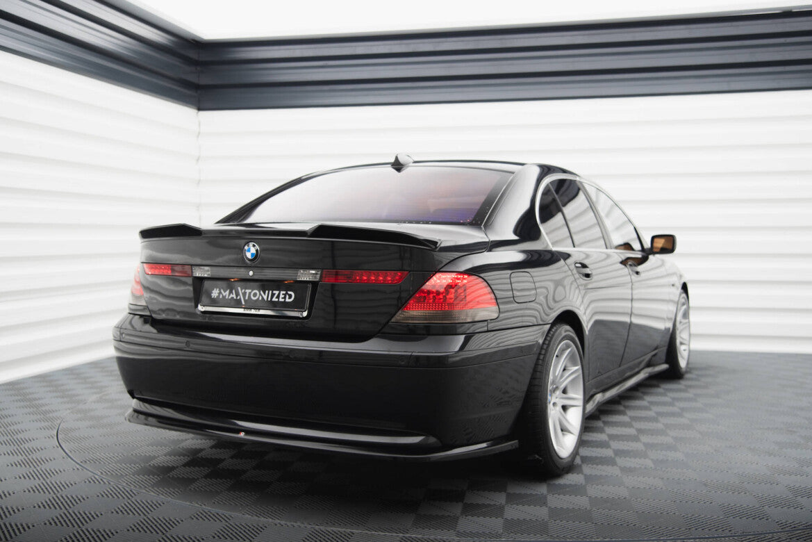 Diffusor Heckansatz passend für BMW 7 E65 schwarz Hochglanz