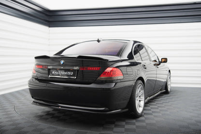 Diffusor Heckansatz passend für BMW 7 E65 schwarz Hochglanz