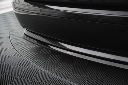 Diffusor Heckansatz passend für BMW 7 E65 schwarz Hochglanz