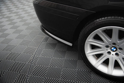 Diffusor Heckansatz passend für BMW 7 E65 schwarz Hochglanz