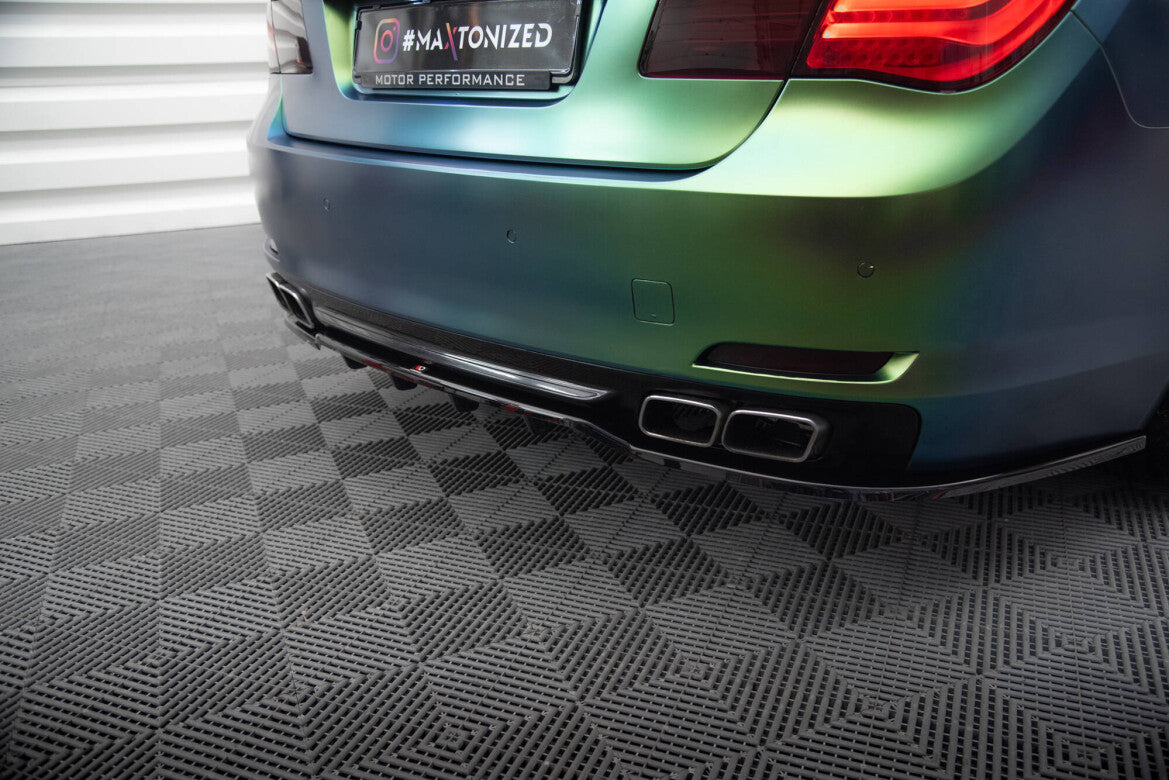 Diffusor Heckansatz passend für BMW 7 F01 schwarz Hochglanz