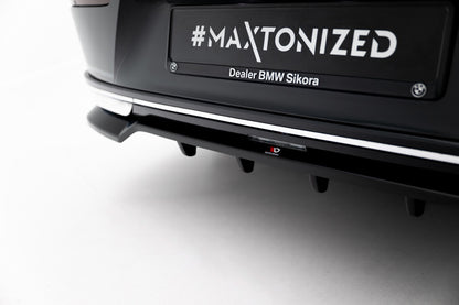 Diffusor Heckansatz passend für BMW 7 G70 schwarz Hochglanz