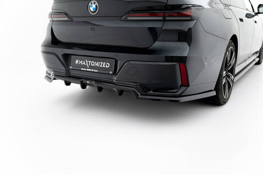 Diffusor Heckansatz passend für BMW 7 M-Paket G70 schwarz Hochglanz