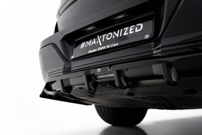 Diffusor Heckansatz passend für BMW 7 M-Paket G70 schwarz Hochglanz