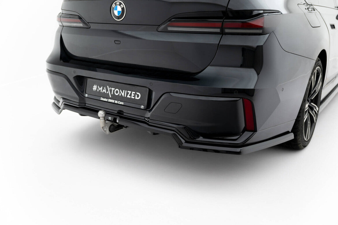 Diffusor Heckansatz passend für BMW 7 M-Paket G70 schwarz Hochglanz