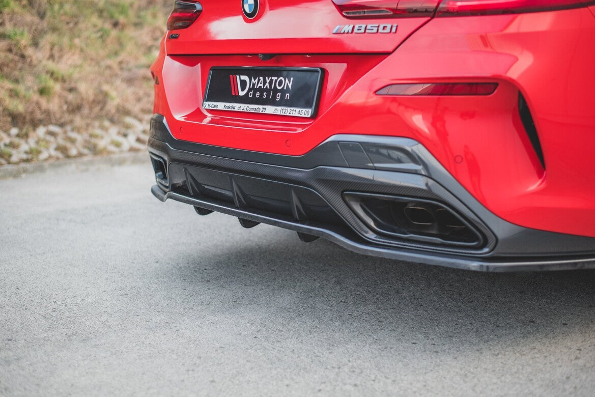 Diffusor Heckansatz passend für BMW 8 Coupe M-Paket G15 schwarz Hochglanz