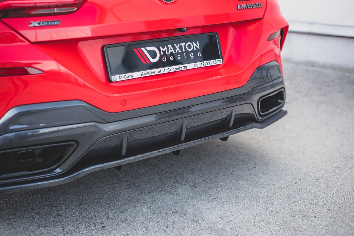 Diffusor Heckansatz passend für BMW 8 Coupe M-Paket G15 schwarz Hochglanz