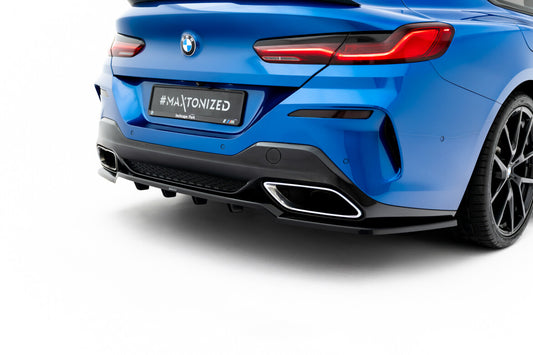 Diffusor Heckansatz passend für BMW 8 Coupe M-Paket G15 schwarz Hochglanz