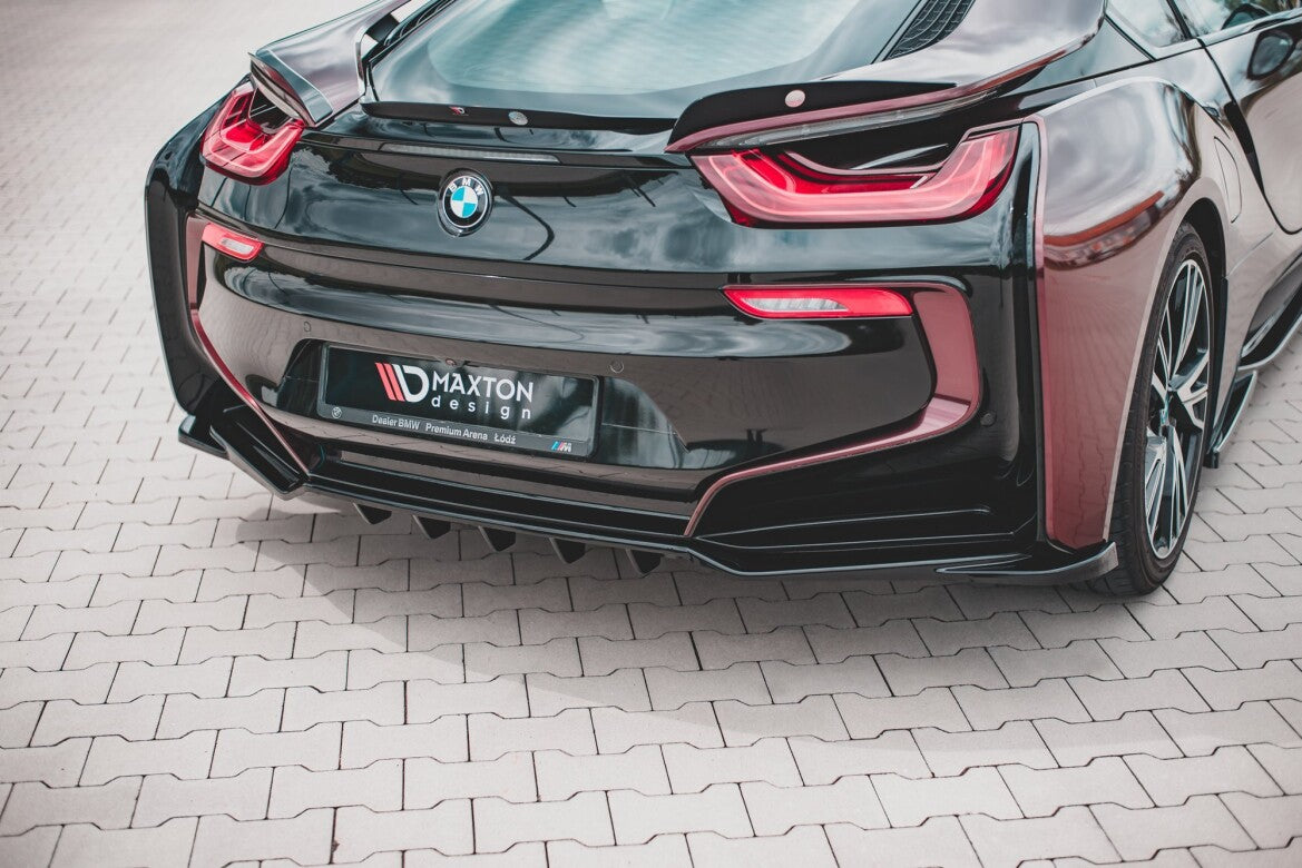 Diffusor Heckansatz passend für BMW i8 Carbon Look