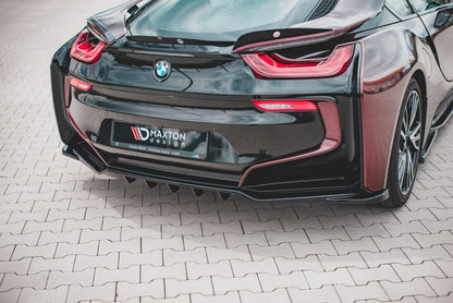 Diffusor Heckansatz passend für BMW i8 Carbon Look