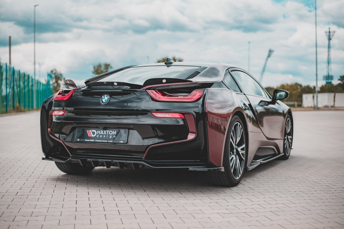 Diffusor Heckansatz passend für BMW i8 Carbon Look