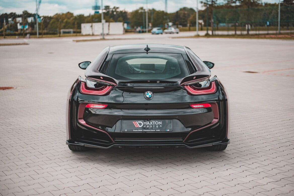 Diffusor Heckansatz passend für BMW i8 Carbon Look