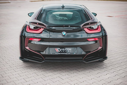 Diffusor Heckansatz passend für BMW i8 schwarz Hochglanz