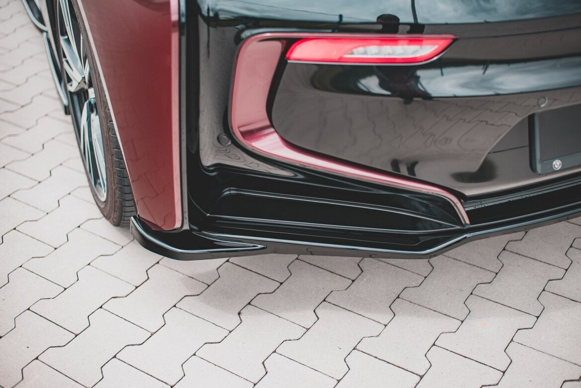 Diffusor Heckansatz passend für BMW i8 schwarz Hochglanz