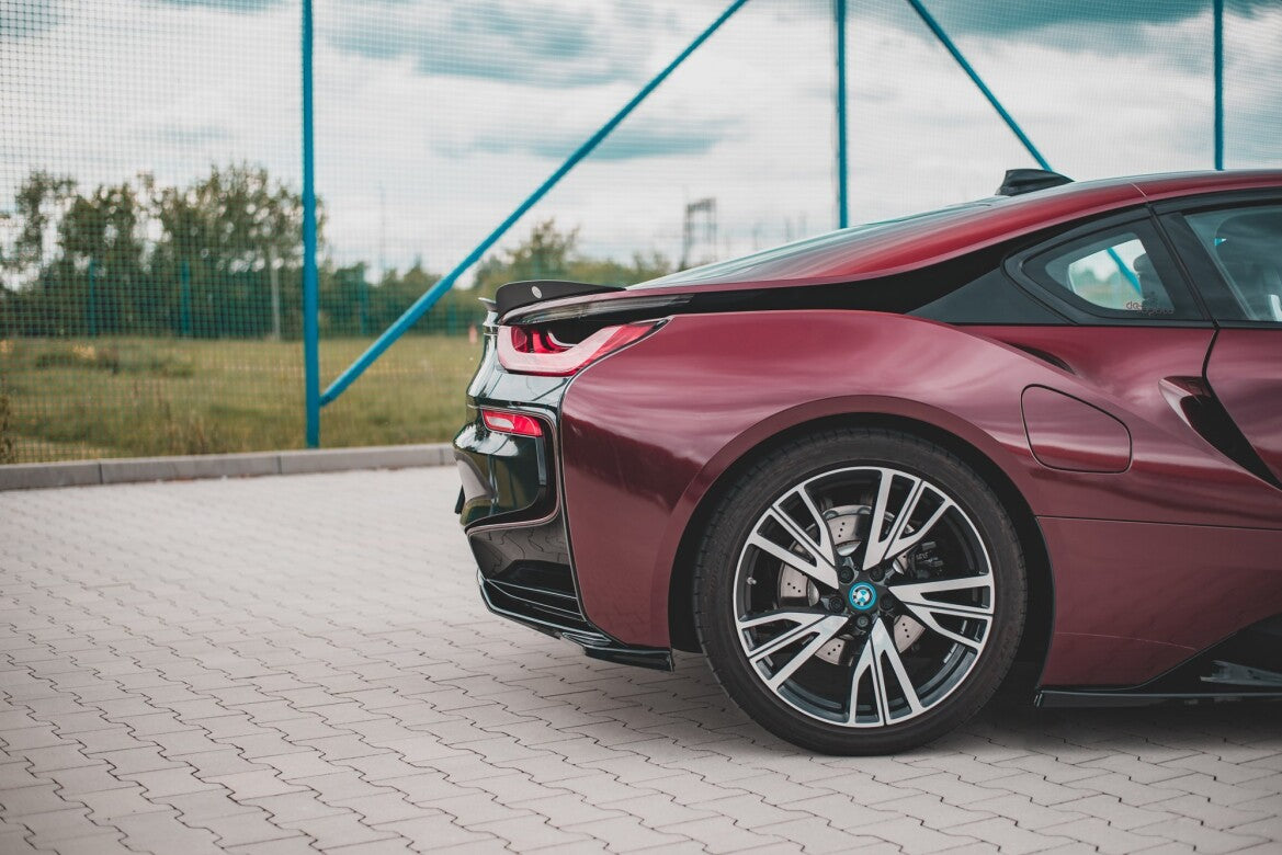 Diffusor Heckansatz passend für BMW i8 schwarz Hochglanz