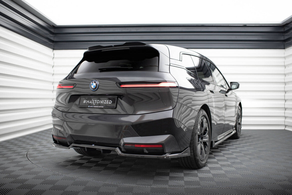 Diffusor Heckansatz passend für BMW iX M-Paket i20 schwarz Hochglanz