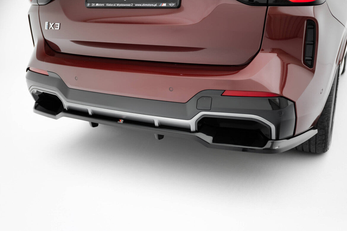 Diffusor Heckansatz passend für BMW iX3 M-Paket G08 FL schwarz Hochglanz