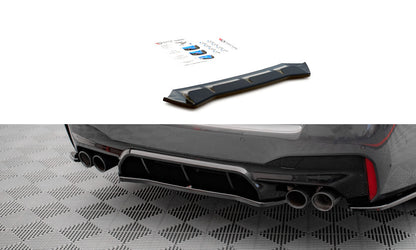 Diffusor Heckansatz passend für BMW M5 F90 schwarz Hochglanz
