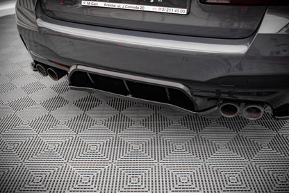 Diffusor Heckansatz passend für BMW M5 F90 schwarz Hochglanz