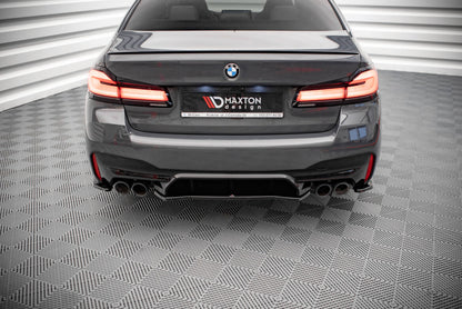 Diffusor Heckansatz passend für BMW M5 F90 schwarz Hochglanz