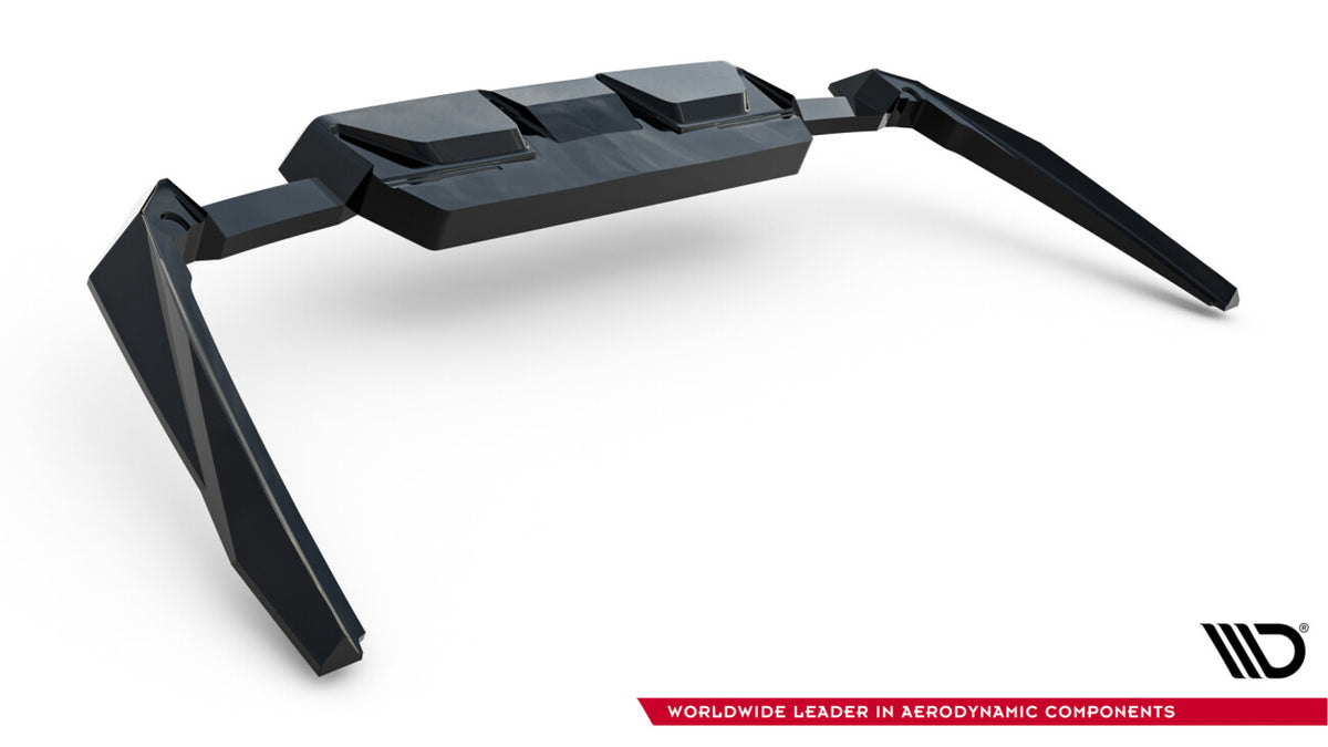 Diffusor Heckansatz passend für BMW M5 Limousine / Touring G90 schwarz Hochglanz