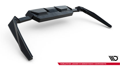 Diffusor Heckansatz passend für BMW M5 Limousine / Touring G90 schwarz Hochglanz